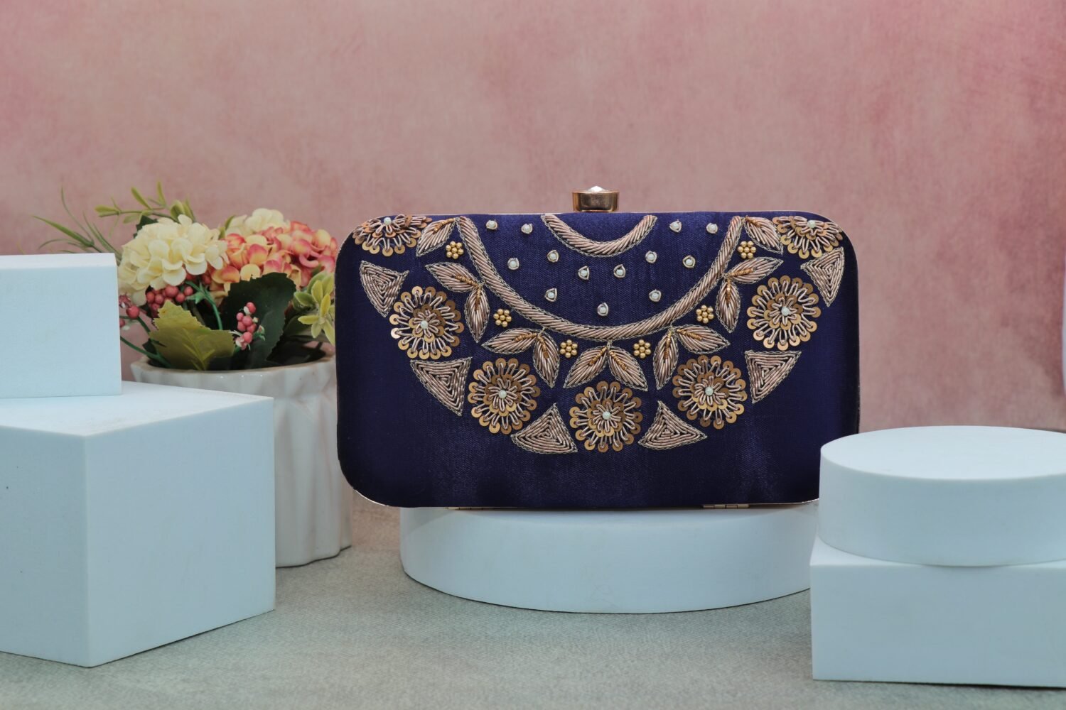 Midnight Mandala Clutch