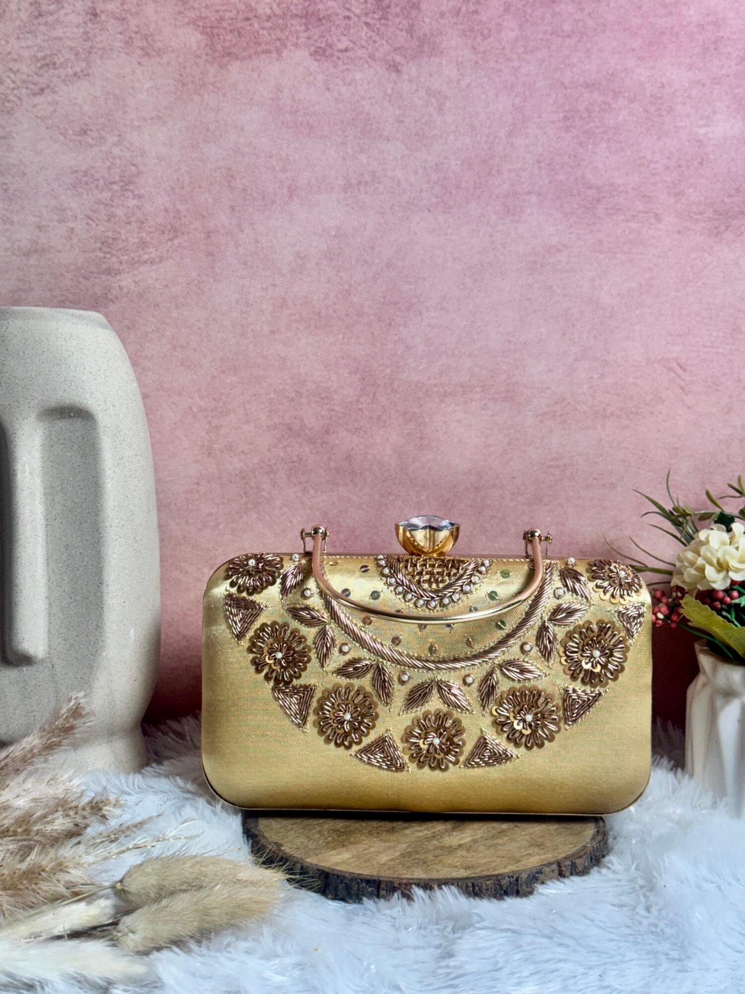 Midnight Mandala Clutch